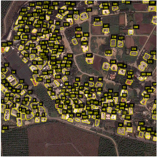 Buildings' Footprints Map